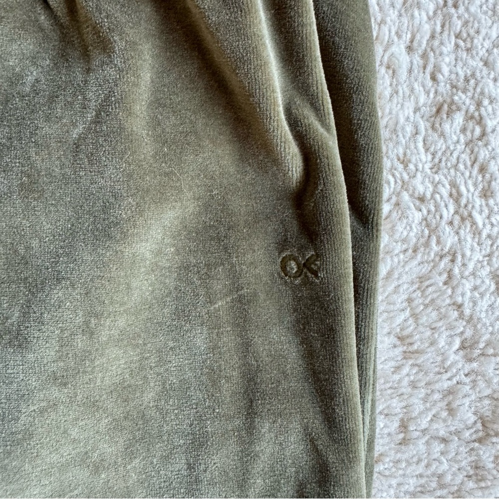 Outerknown velour olive green pants - Picture 4 of 5